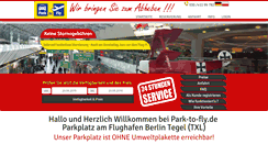 Desktop Screenshot of park-to-fly.de